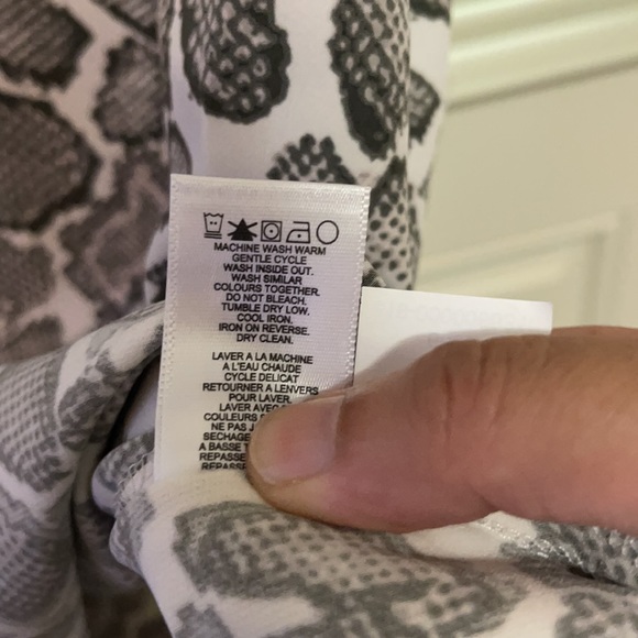 🐍 JNY Women's Snakeskin Grey Midi Dress | NWT - Picture 9 of 9